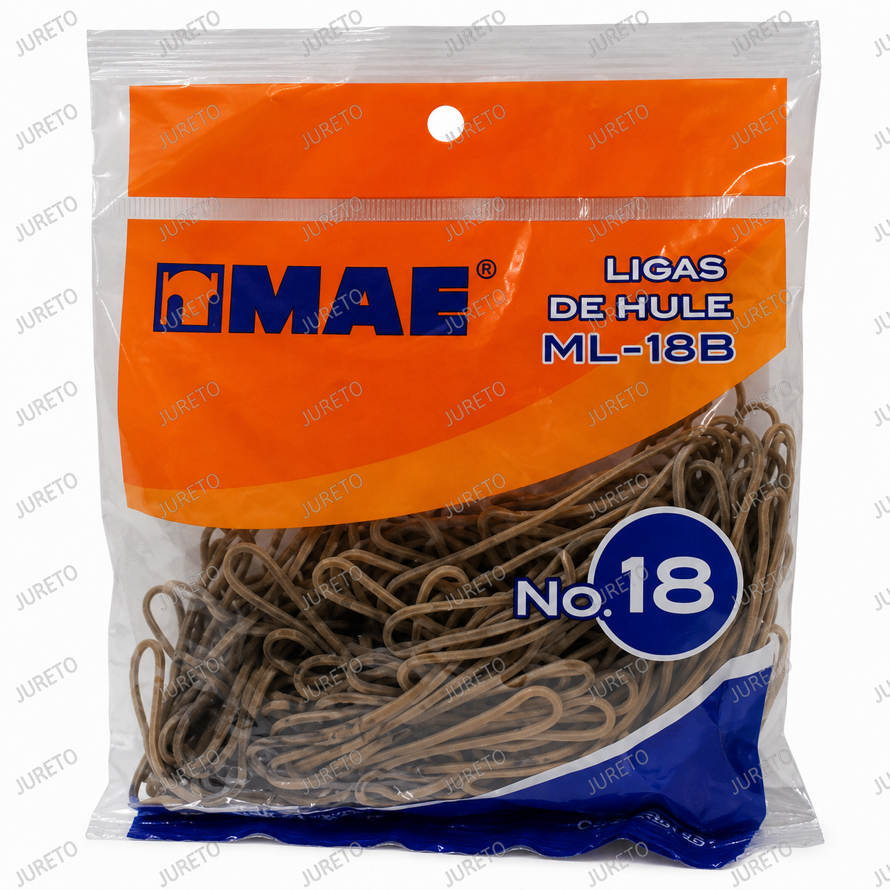 LIGAS DE HULE No. 18 MARCA MAE