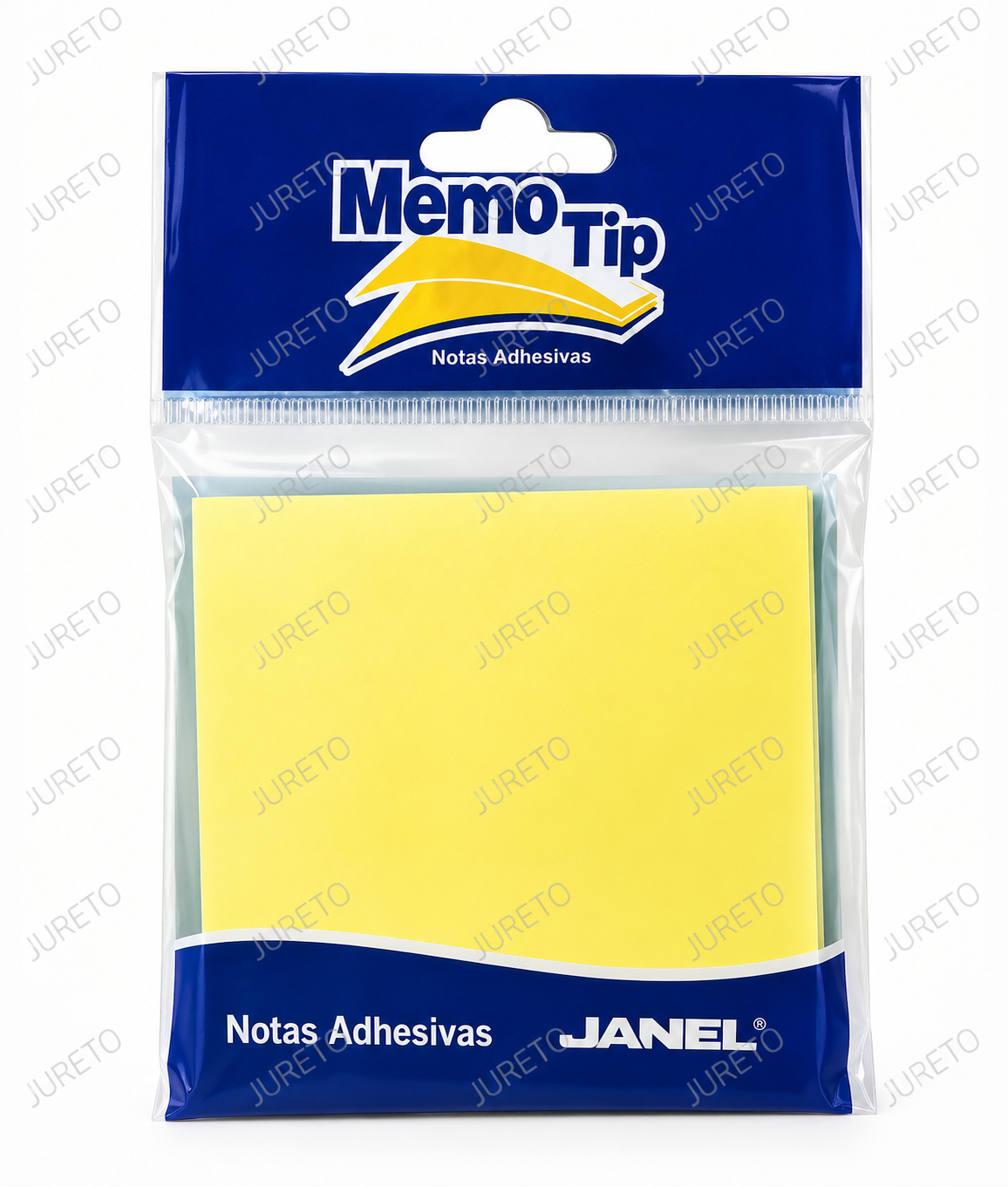 Notas Adhesivas Janel Memo Tip 3x3" en Bolsa