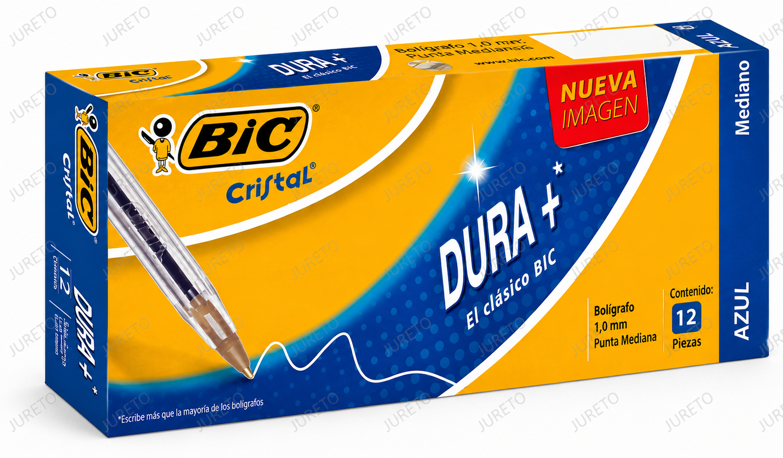 BOLIGRAFO CRISTAL COLOR AZUL PUNTO MEDIO MARCA BIG
