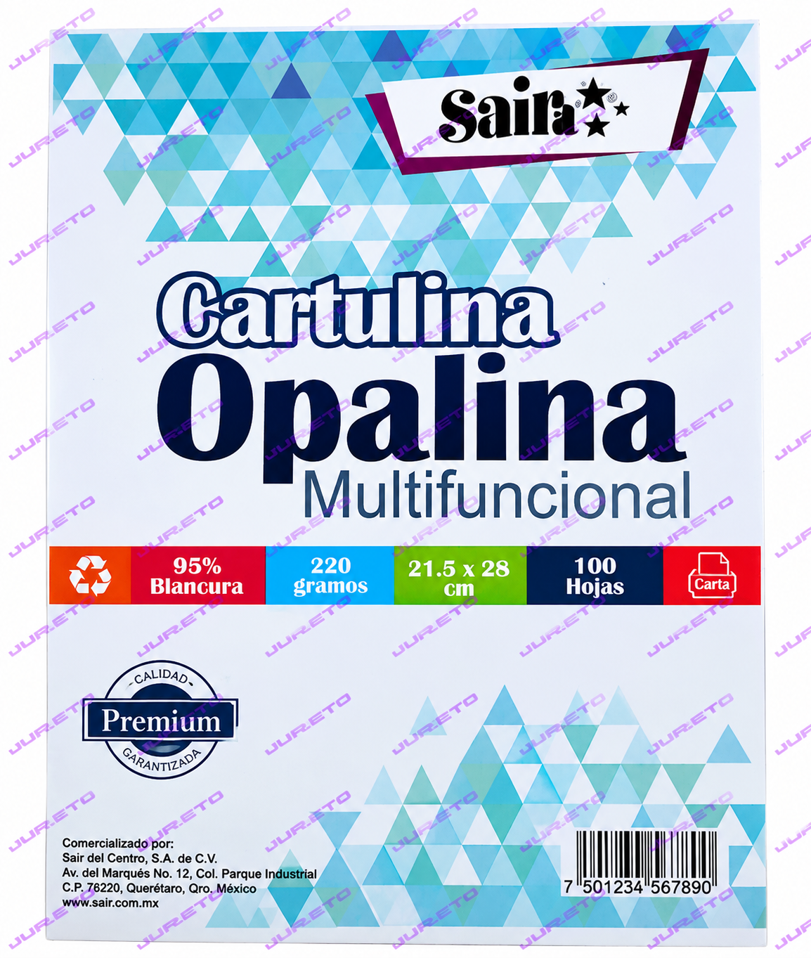 CARTULINA OPALINA MULTIFUNCIONAL MARCA SAIRA
